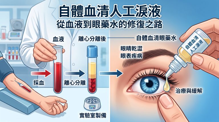 白內障手術明明很成功，為什麼病人仍然痛苦到受不了？自體血清人工淚液立大功！