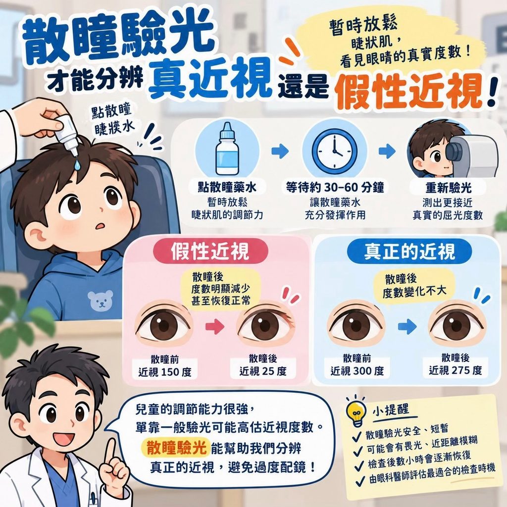 假性近視是什麼?孩子真的近視了嗎? 分辨真假近視