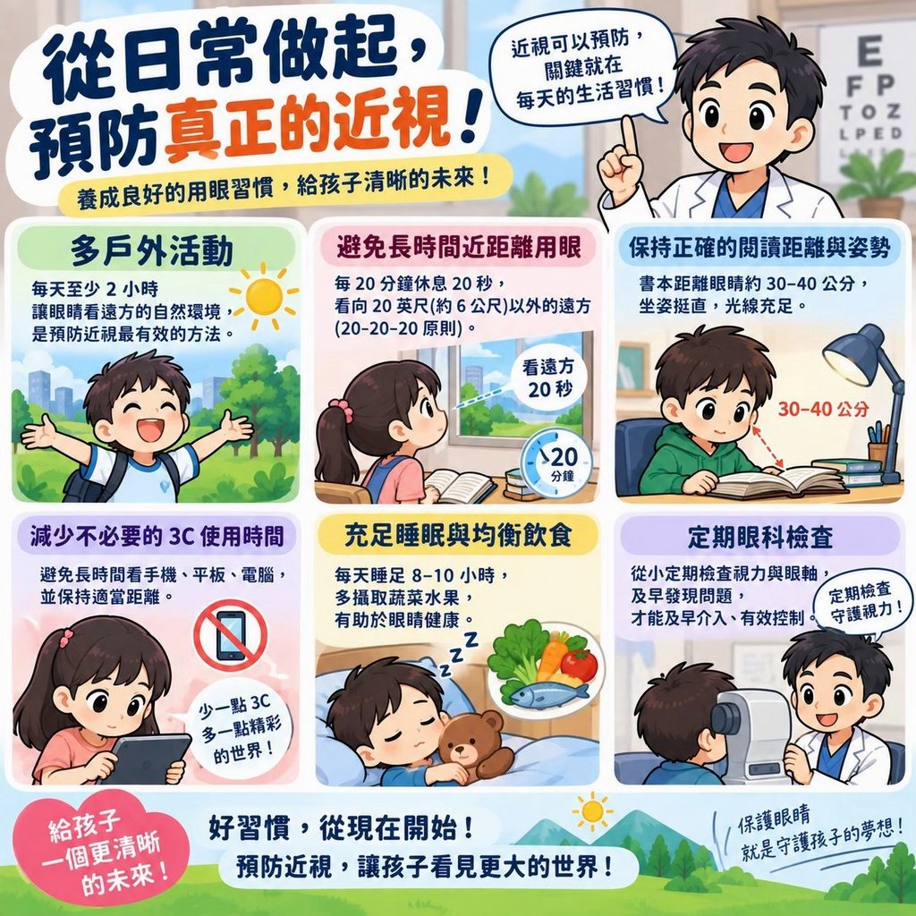 假性近視是什麼?孩子真的近視了嗎? 從日常預防近視