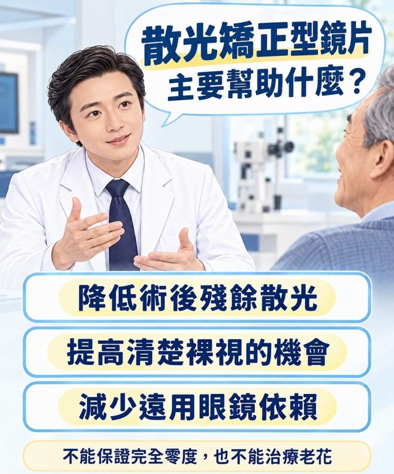 有散光，一定要選散光矯正型人工水晶體嗎？