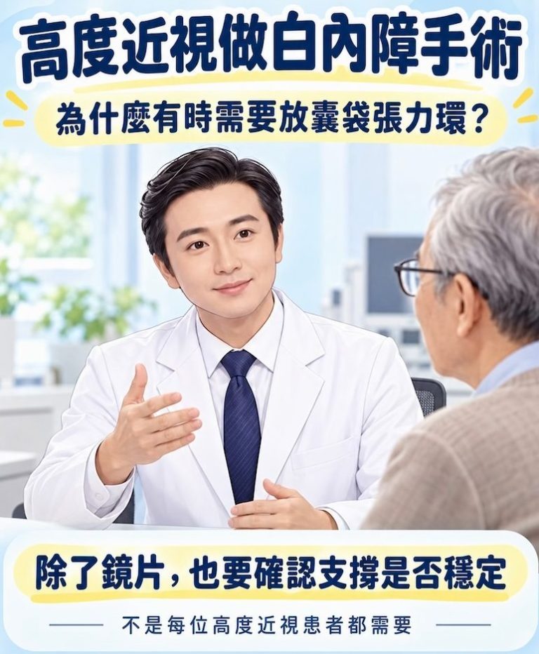 高度近視做白內障手術，為什麼有時需要放囊袋張力環？
