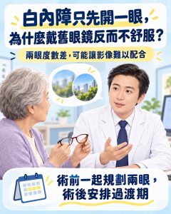 白內長只先開一眼