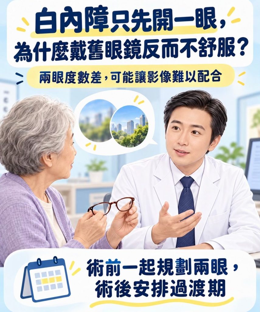 白內長只先開一眼