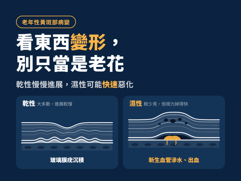 老年性黃斑部病變：看東西變形，千萬不要只以為是老花