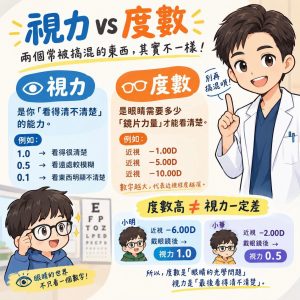 視力vs度數