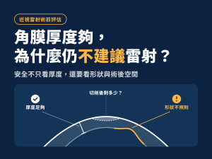 角膜後仍不建議雷射 精選縮圖