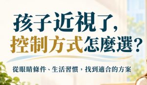 近視控制方式如何選